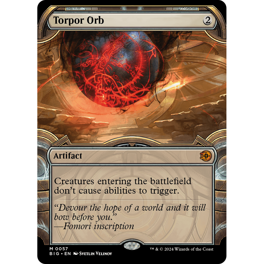 Torpor Orb (Showcase) (BIG-057) - The Big Score: (Showcase) Foil