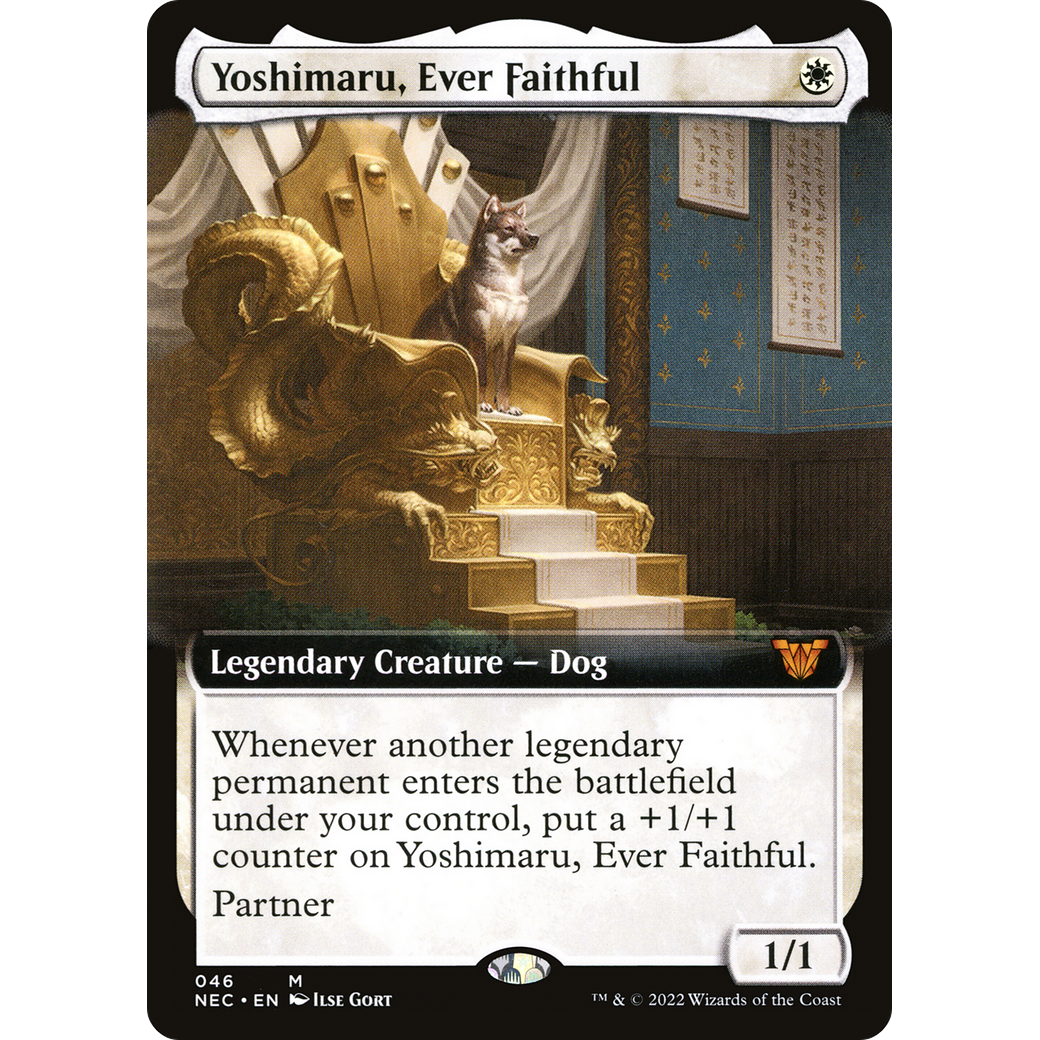 Yoshimaru, Ever Faithful (Extended Art) (NEC-046) - Neon Dynasty Commander: (Extended Art)