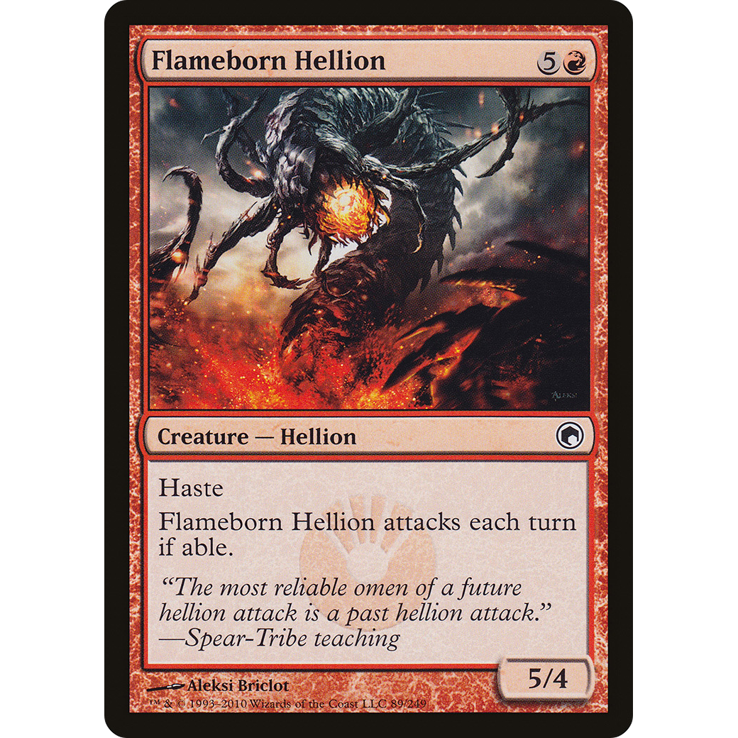 Flameborn Hellion (SOM-089) - Scars of Mirrodin