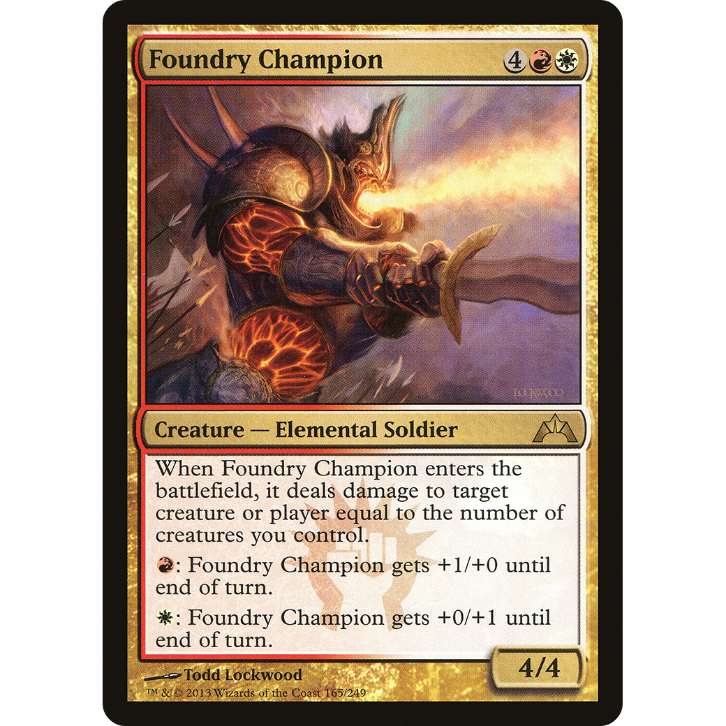 Foundry Champion (GTC-165) - Gatecrash Foil