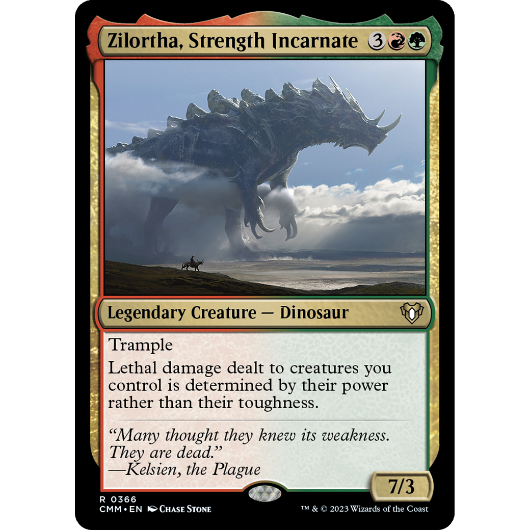 Zilortha, Strength Incarnate (CMM-366) - Commander Masters Foil
