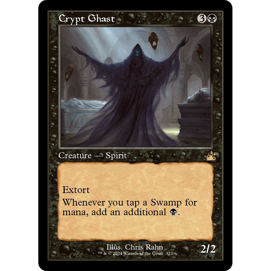 Crypt Ghast (RVR-322) - Ravnica Remastered Foil