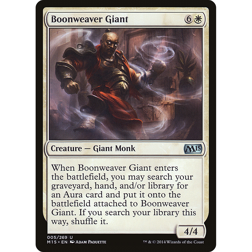Boonweaver Giant (M15-005) - Magic 2015
