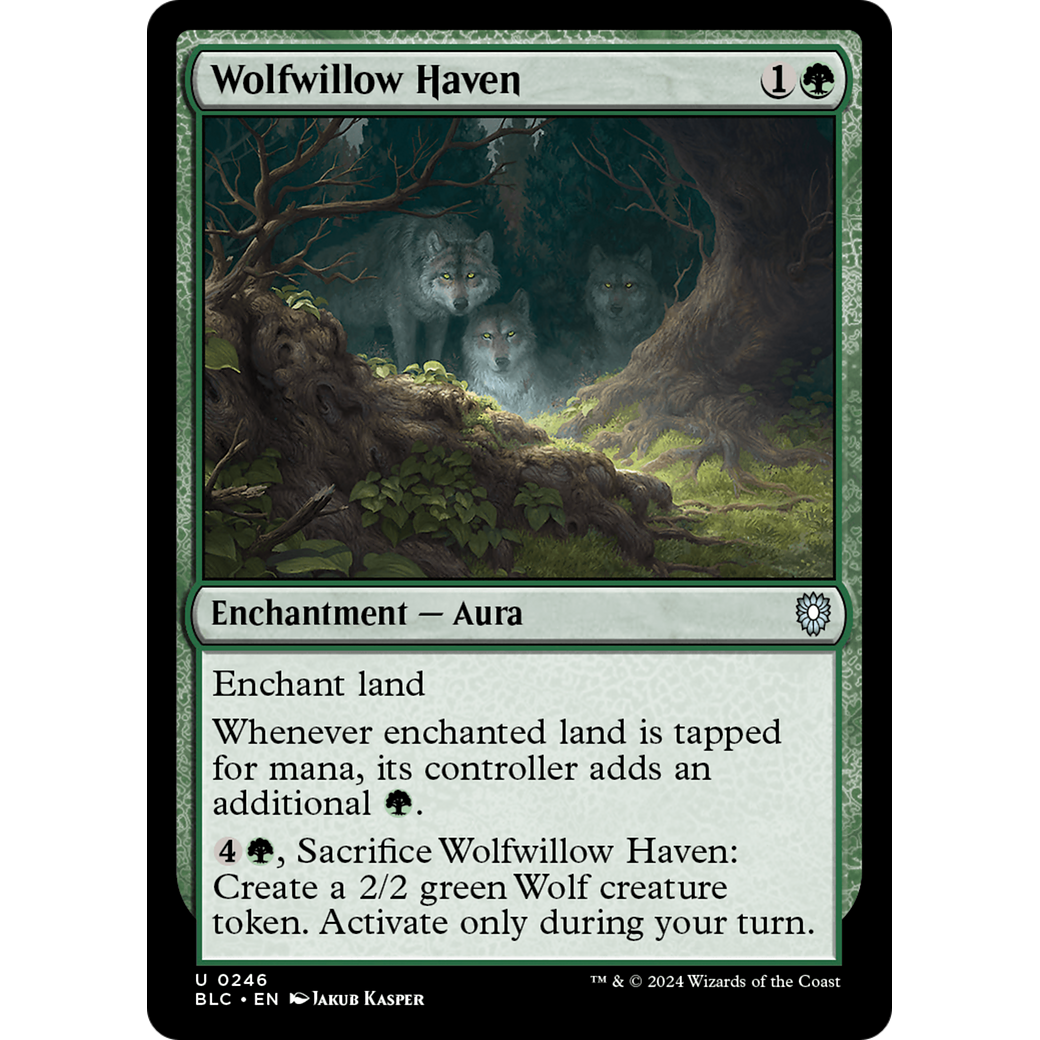 Wolfwillow Haven (BLC-246) - Bloomburrow Commander