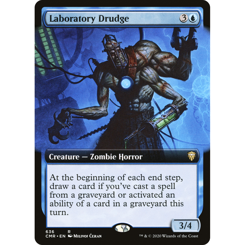 Laboratory Drudge (Extended Art) (CMR-636) - Commander Legends: (Extended Art)