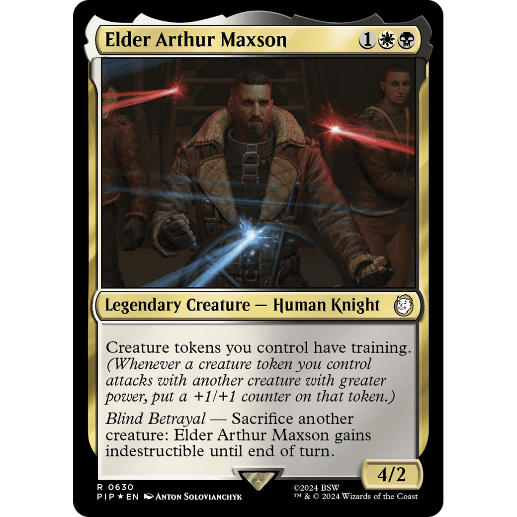 Elder Arthur Maxson (PIP-630) - Fallout Foil