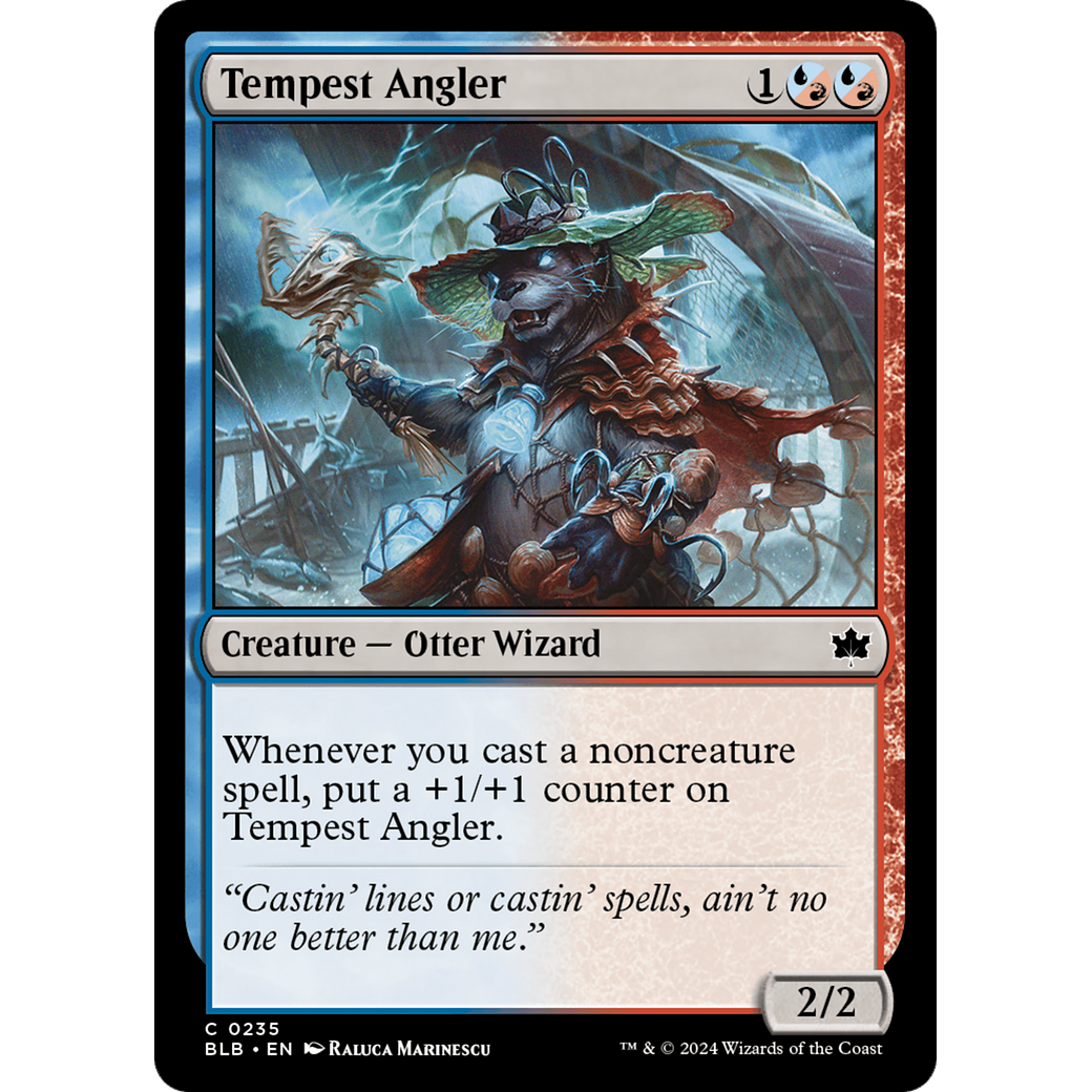 Tempest Angler (BLB-235) - Bloomburrow Foil