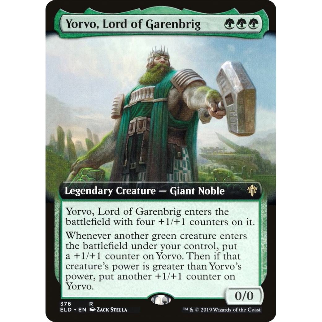 Yorvo, Lord of Garenbrig (Extended Art) (ELD-376) - Throne of Eldraine: (Extended Art)