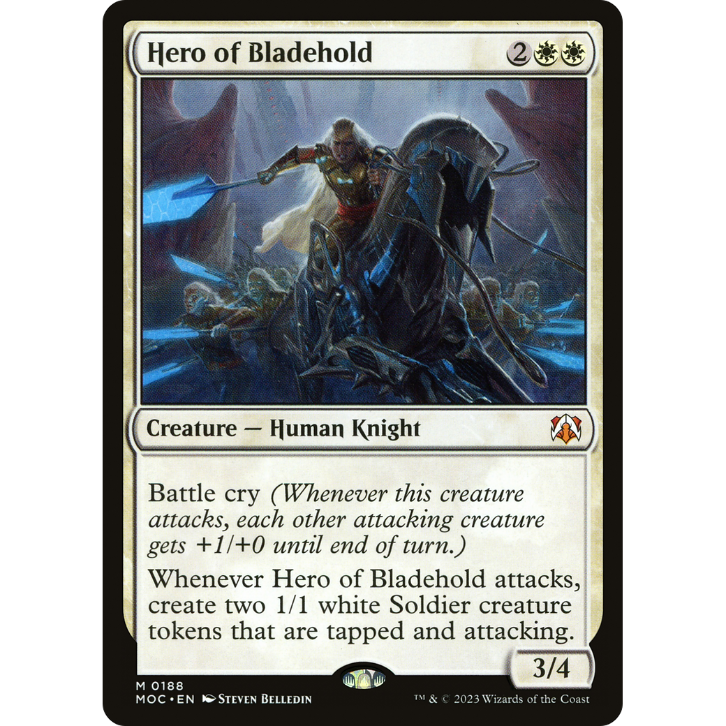 Hero of Bladehold (MOC-188) - March of the Machine Commander