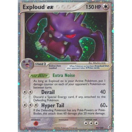 Exploud ex 92/100 - Crystal Guardians Holofoil
