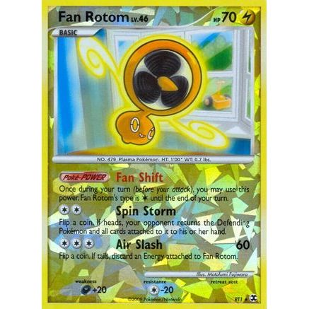 Fan Rotom RT1/111 - Rising Rivals Reverse Holofoil