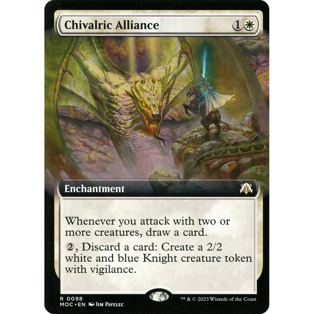 Chivalric Alliance (MOC-098) - March of the Machine Commander: (Extended Art)