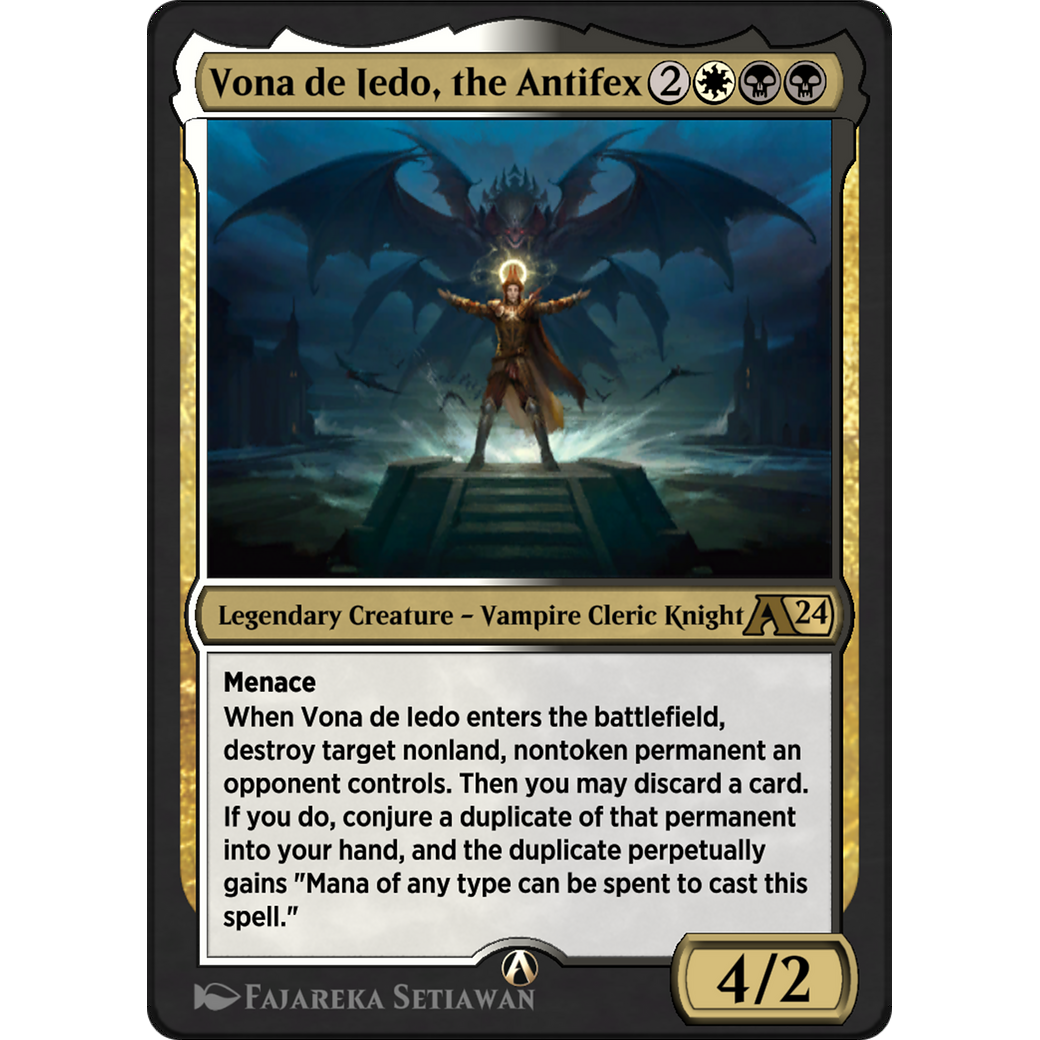 Vona de Iedo, the Antifex (YOTJ-028) - Alchemy: Outlaws of Thunder Junction