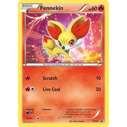 Fennekin XY02/211 - XY Promos Holofoil