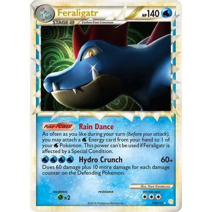 Feraligatr (Prime) 108/123 - HeartGold SoulSilver Holofoil