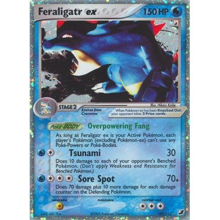 Feraligatr ex 103/115 - Unseen Forces Holofoil