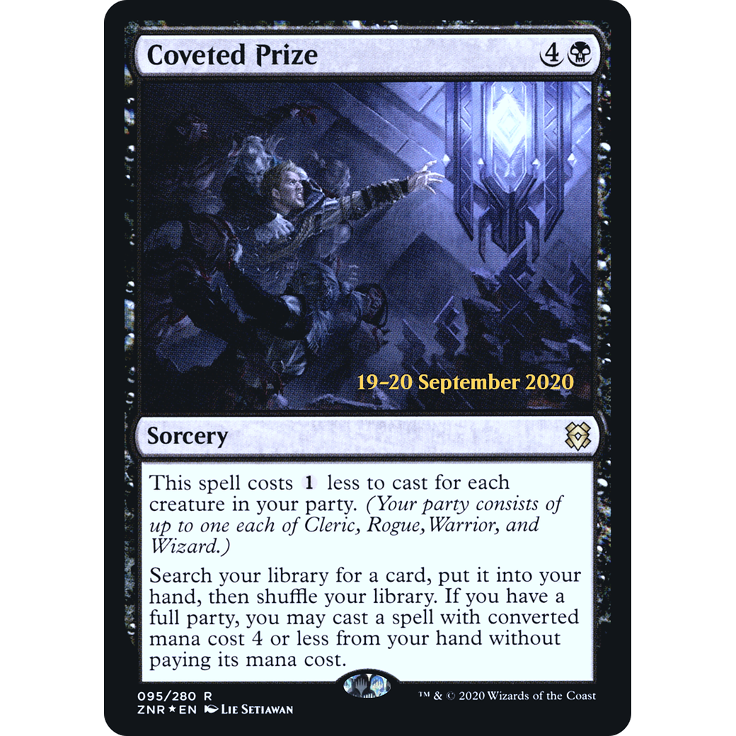 Coveted Prize (PRE-095) - Zendikar Rising Promos Foil