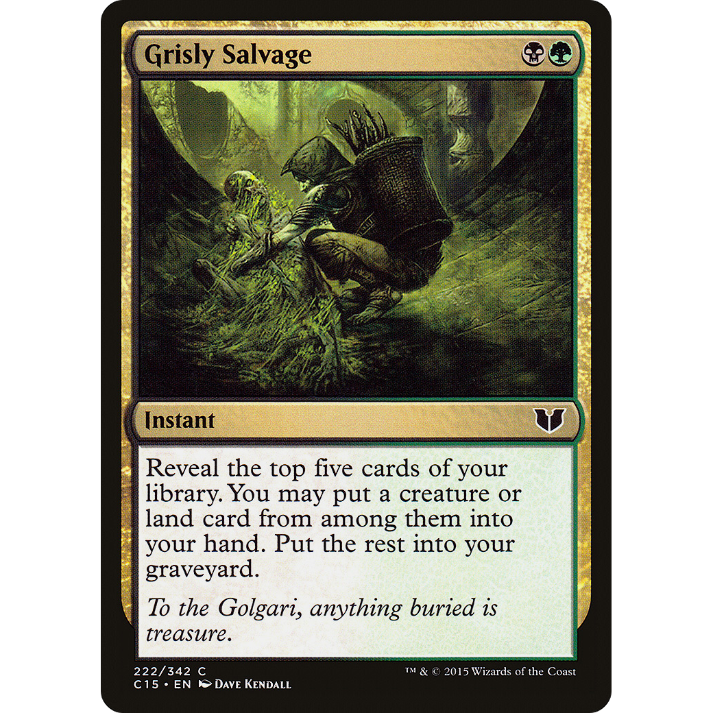 Grisly Salvage (C15-222) - Commander 2015