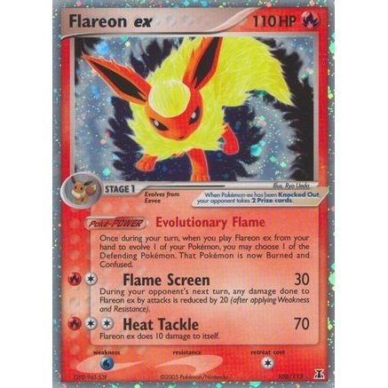 Flareon ex 108/113 - Delta Species Holofoil