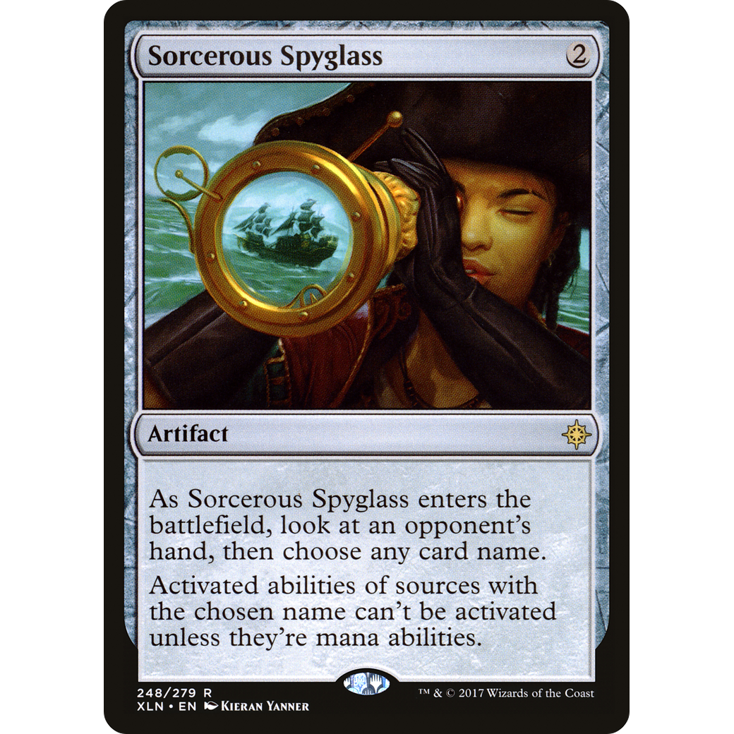 Sorcerous Spyglass (XLN-248) - Ixalan Foil