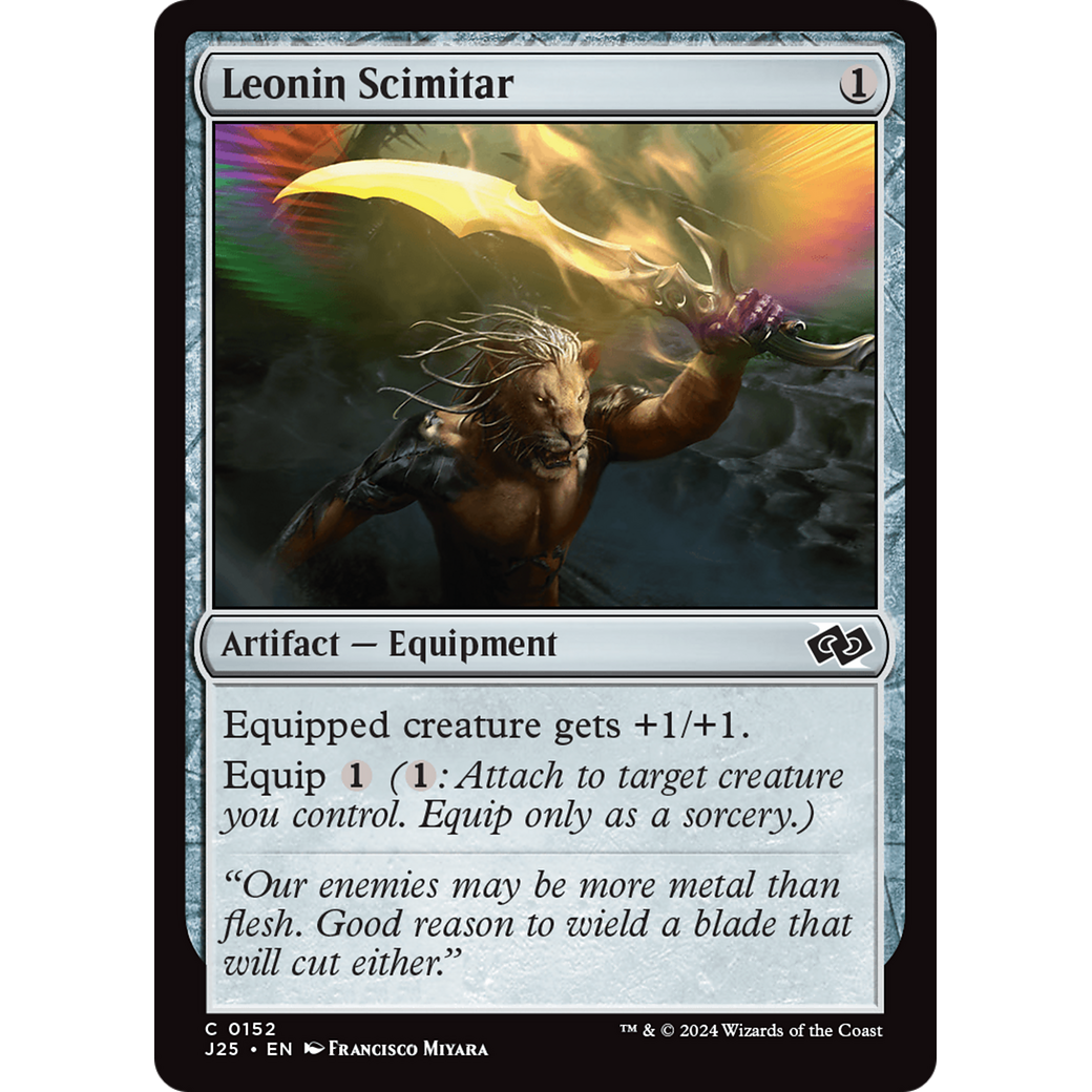 Leonin Scimitar (J25-152) - Foundations Jumpstart