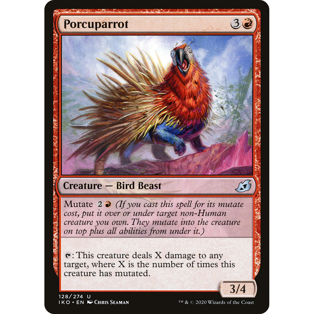 Porcuparrot (IKO-128) - Ikoria: Lair of Behemoths Foil