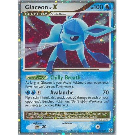 Glaceon LV.X 98/100 - Majestic Dawn Holofoil