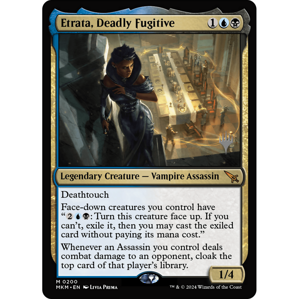 Etrata, Deadly Fugitive (PPMKM-200P) - Murders at Karlov Manor Promos Foil