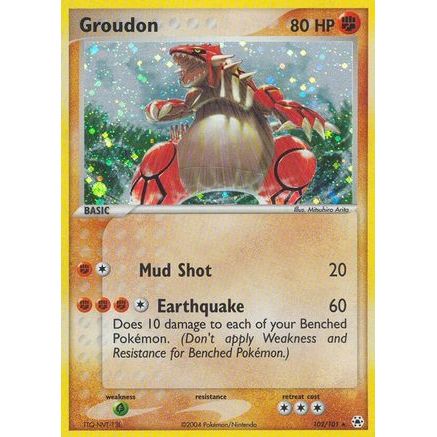 Groudon 102/101 - Hidden Legends Holofoil