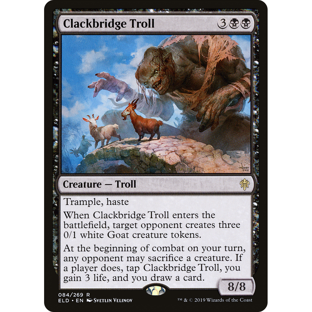 Clackbridge Troll (ELD-084) - Throne of Eldraine Foil
