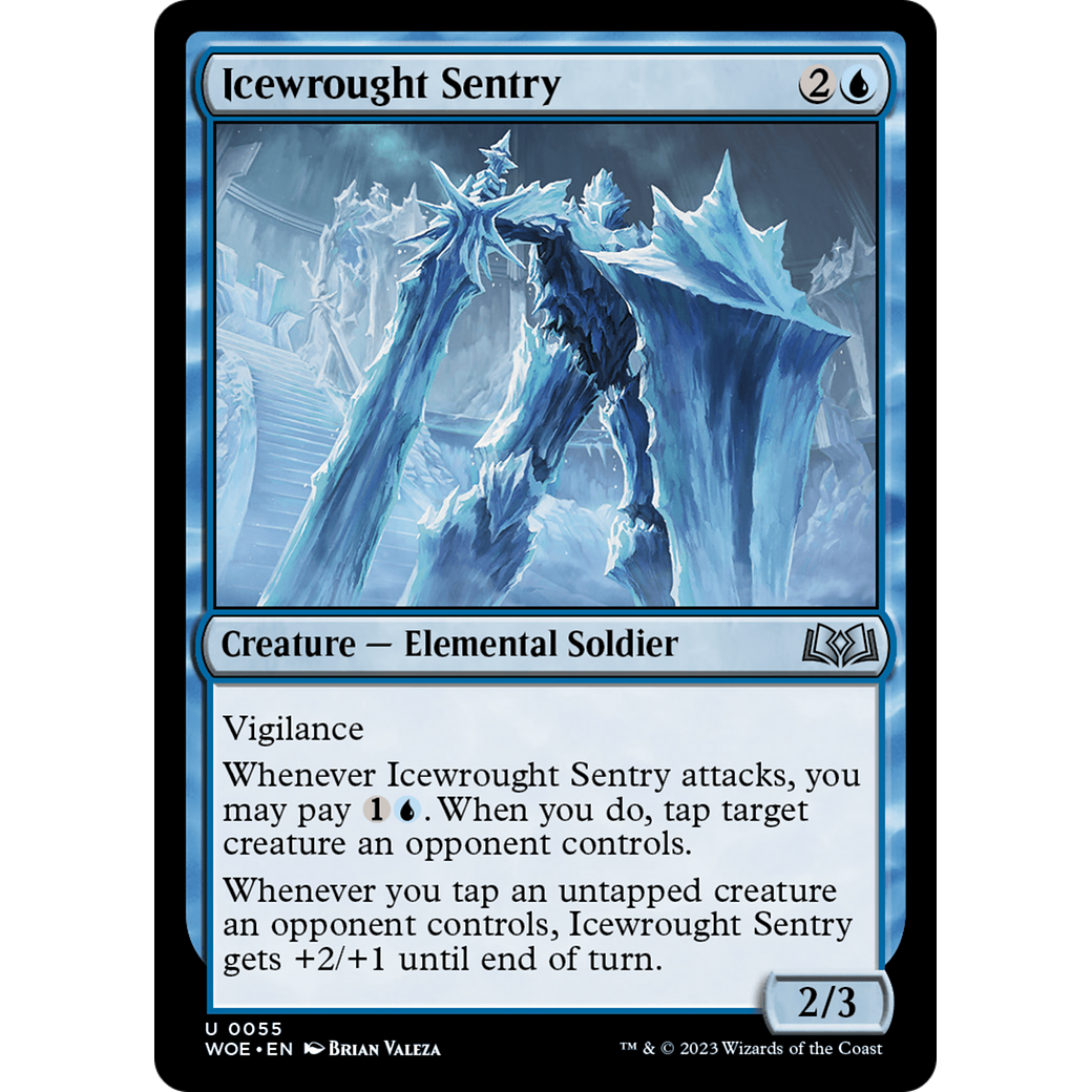 Icewrought Sentry (WOE-055) - Wilds of Eldraine
