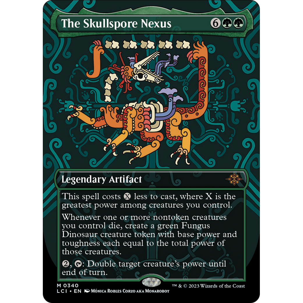 The Skullspore Nexus (LCI-340) - The Lost Caverns of Ixalan (Borderless) Foil