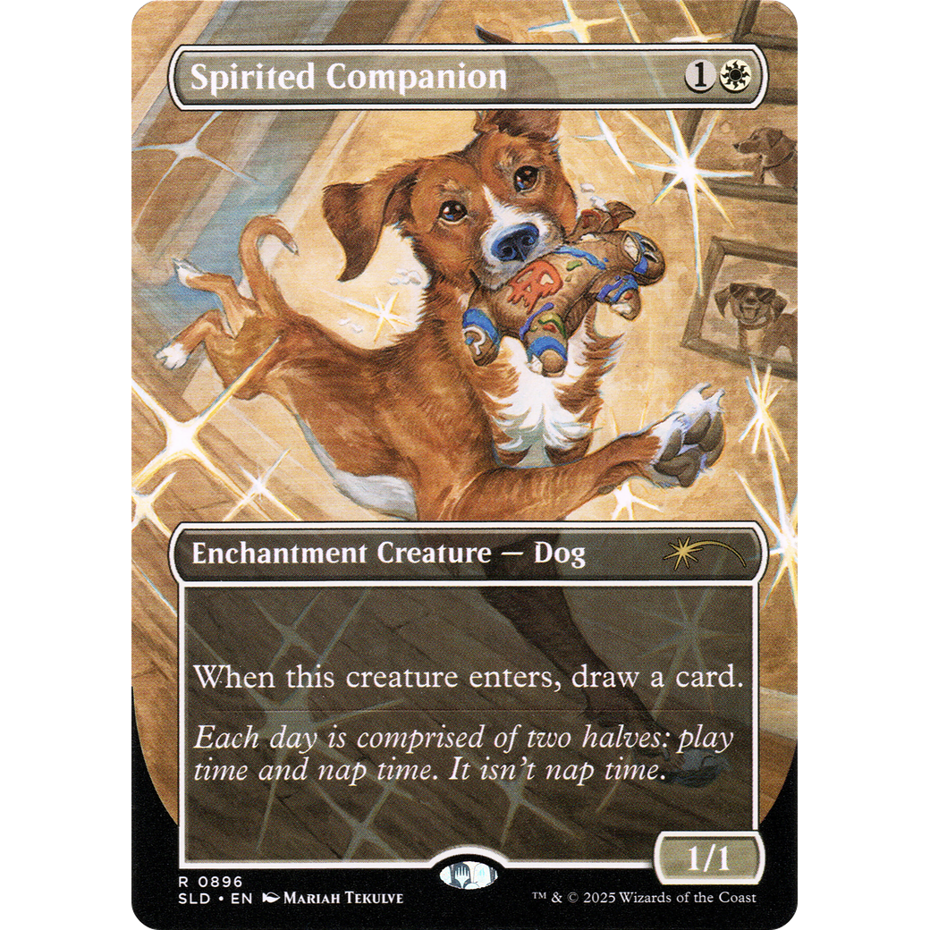 Spirited Companion (0896) (SLD-896) - Secret Lair Drop (Borderless)
