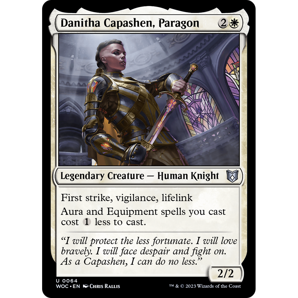 Danitha Capashen, Paragon (WOC-064) - Wilds of Eldraine Commander