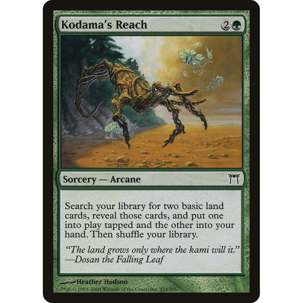 Kodama's Reach (CHK-225) - Champions of Kamigawa Foil