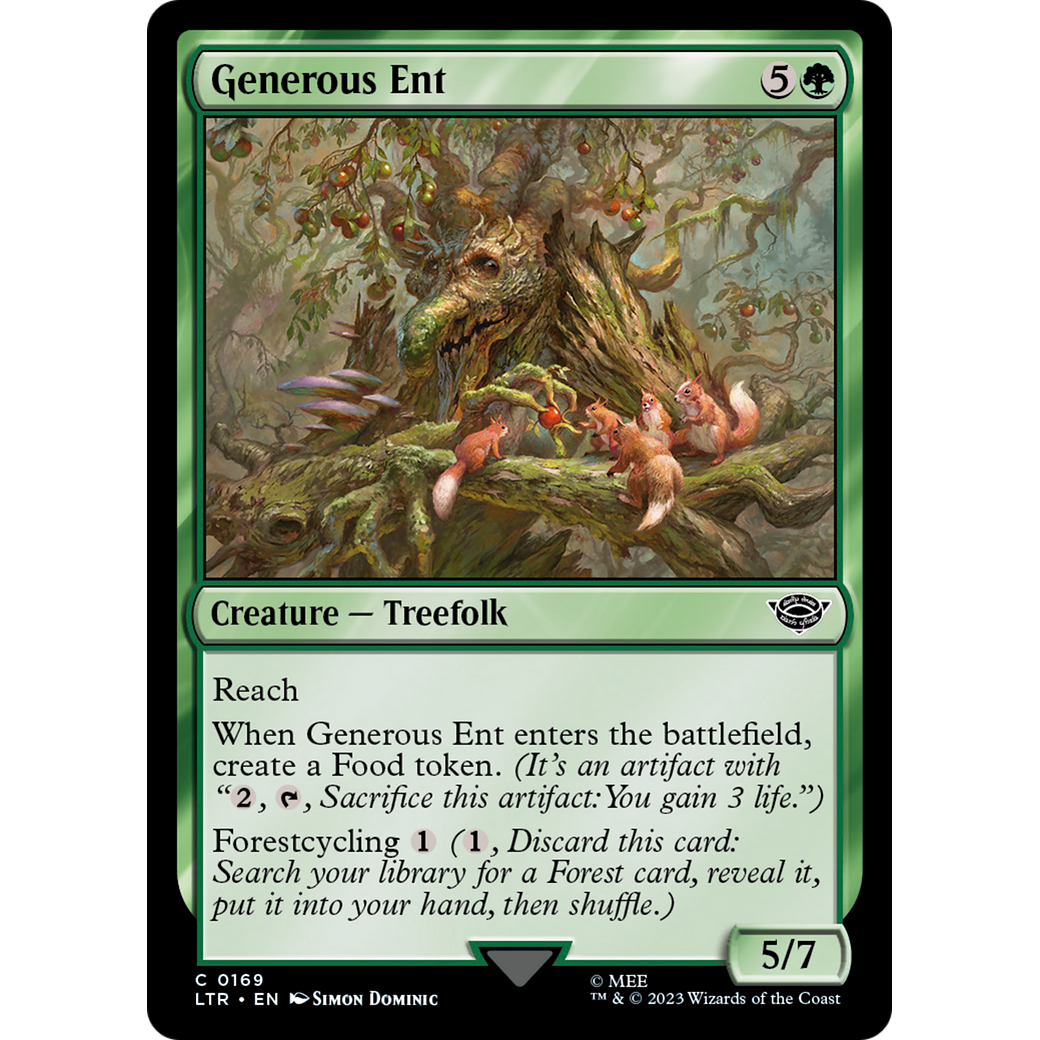 Generous Ent (LTR-169) - The Lord of the Rings: Tales of Middle-earth Foil
