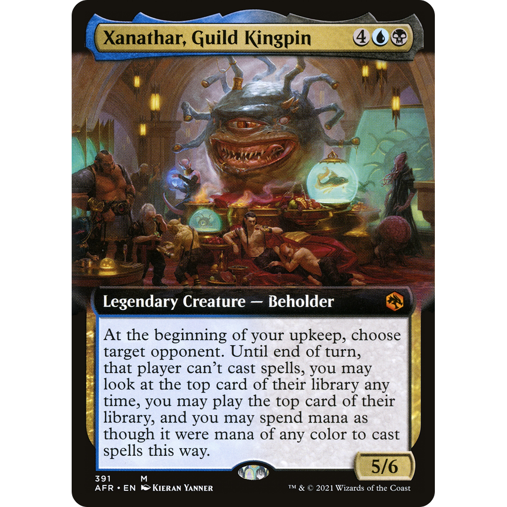Xanathar, Guild Kingpin (Extended Art) (AFR-391) - Adventures in the Forgotten Realms: (Extended Art) Foil
