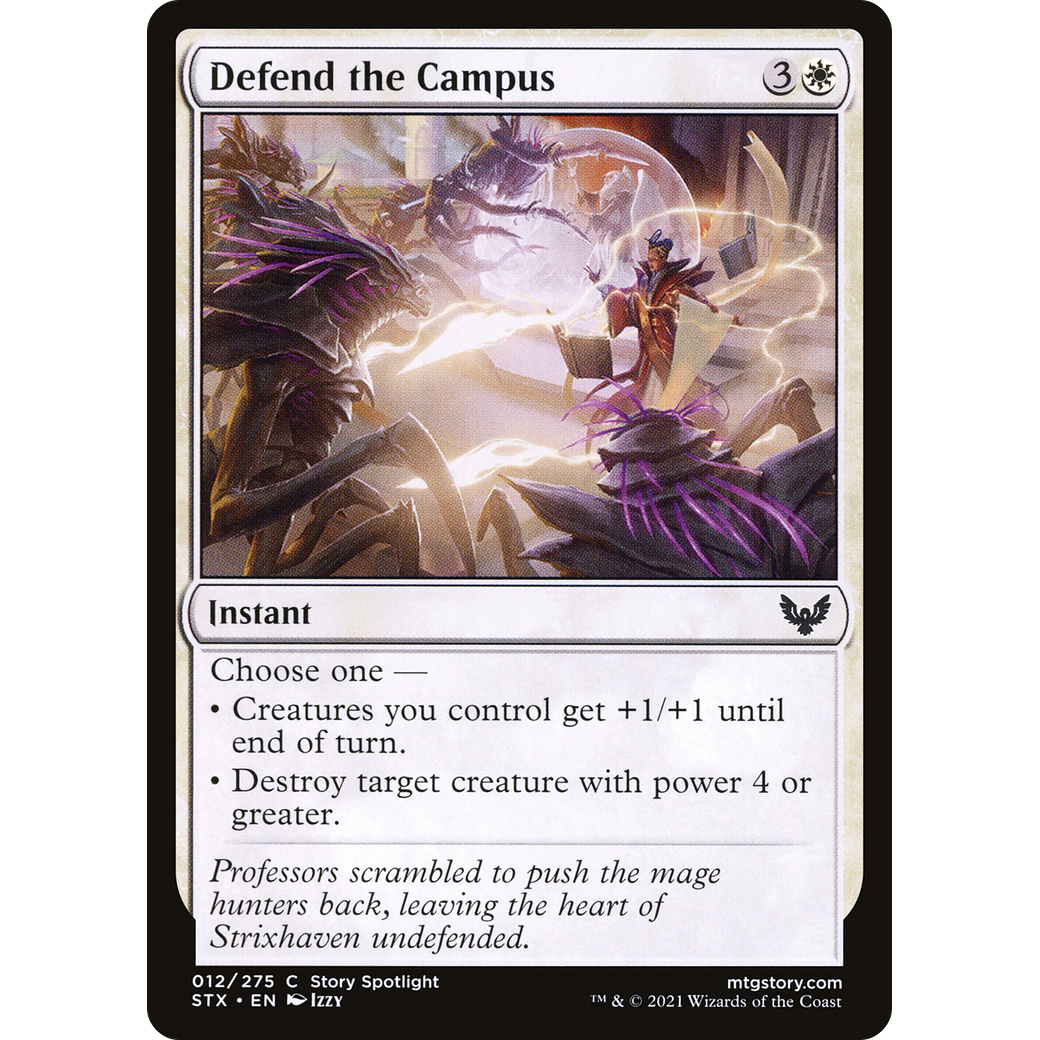 Defend the Campus (STX-012) - Strixhaven: School of Mages Foil