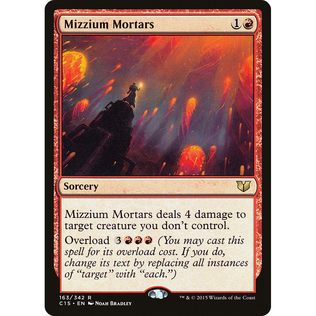 Mizzium Mortars (C15-163) - Commander 2015