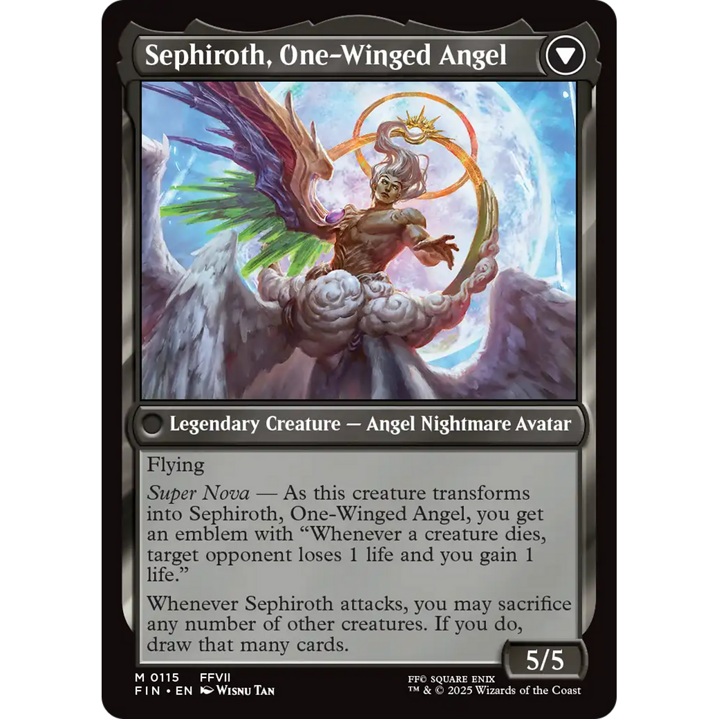 Sephiroth, Fabled SOLDIER // Sephiroth, One-Winged Angel (FIN-115) - FINAL FANTASY Foil