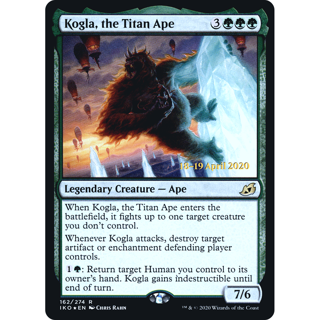 Kogla, the Titan Ape (PRE-162) - Ikoria: Lair of Behemoths Promos Foil