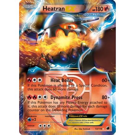 Heatran EX (Team Plasma) 13/116 - Plasma Freeze Holofoil