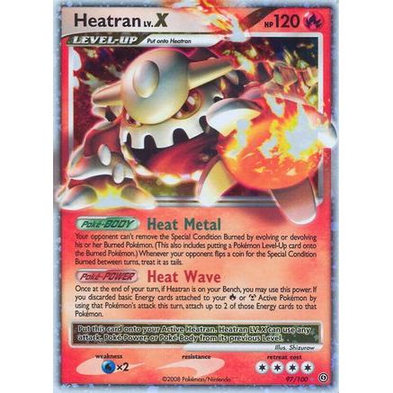 Heatran LV.X 97/100 - Stormfront Holofoil