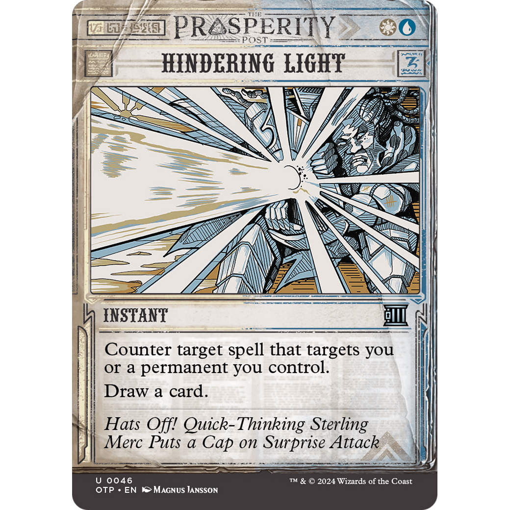 Hindering Light (OTP-046) - Breaking News: (Showcase) (Borderless)
