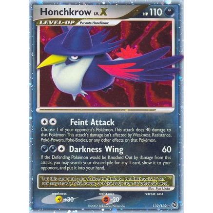 Honchkrow LV.X 132/132 - Secret Wonders Holofoil