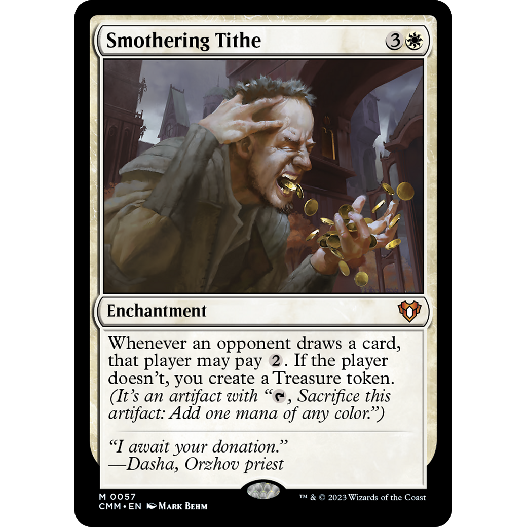 Smothering Tithe (CMM-057) - Commander Masters