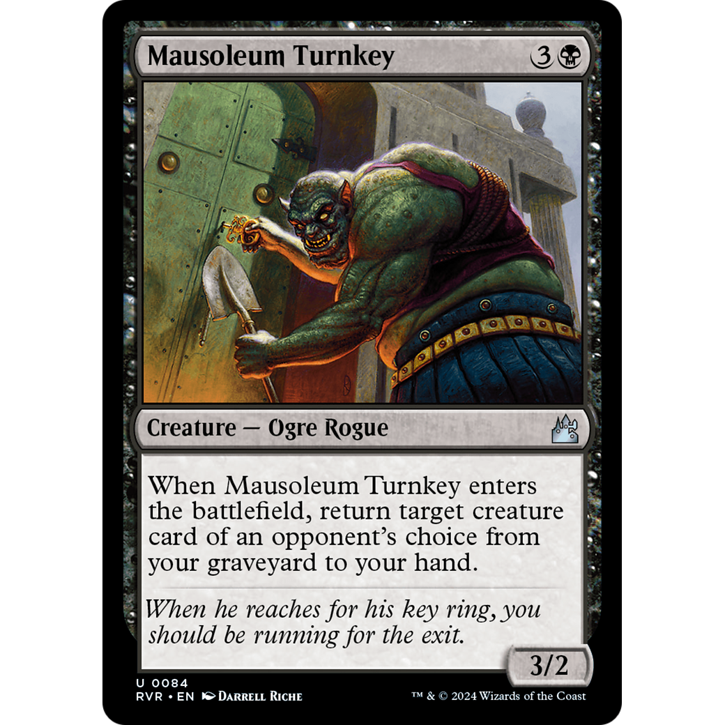 Mausoleum Turnkey (RVR-084) - Ravnica Remastered Foil