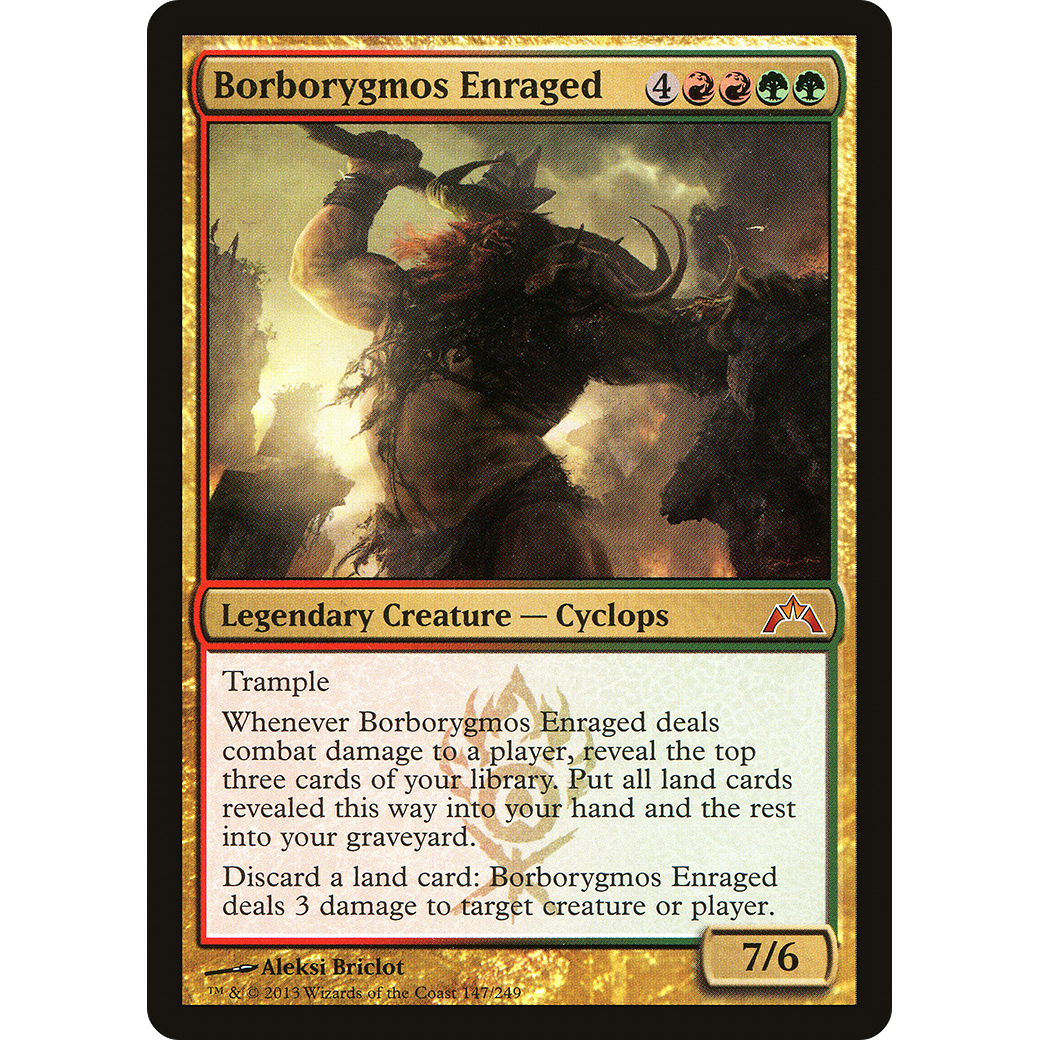 Borborygmos Enraged (GTC-147) - Gatecrash Foil