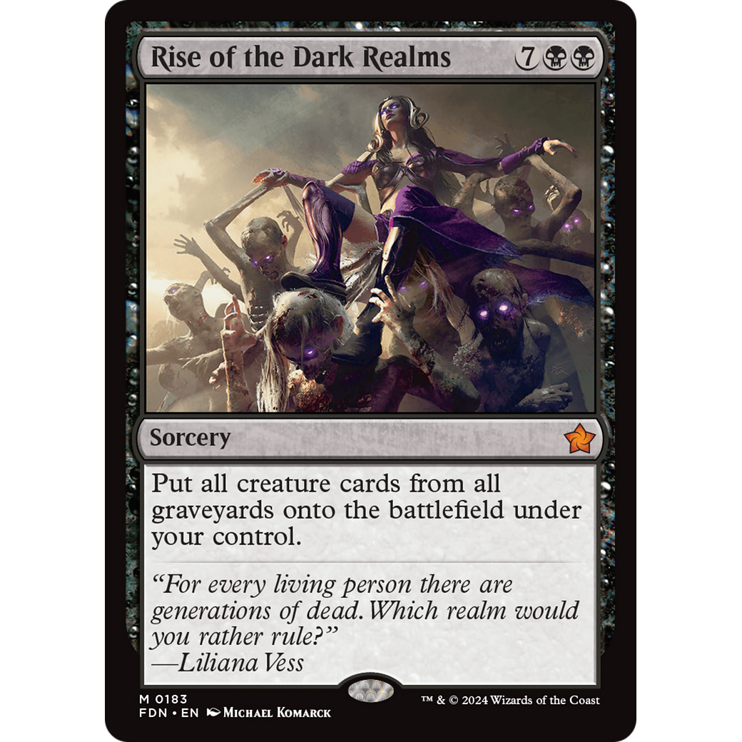 Rise of the Dark Realms (FDN-183) - Foundations Foil