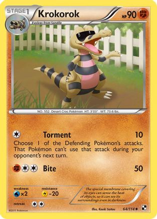 Krokorok 64/114 - Black and White